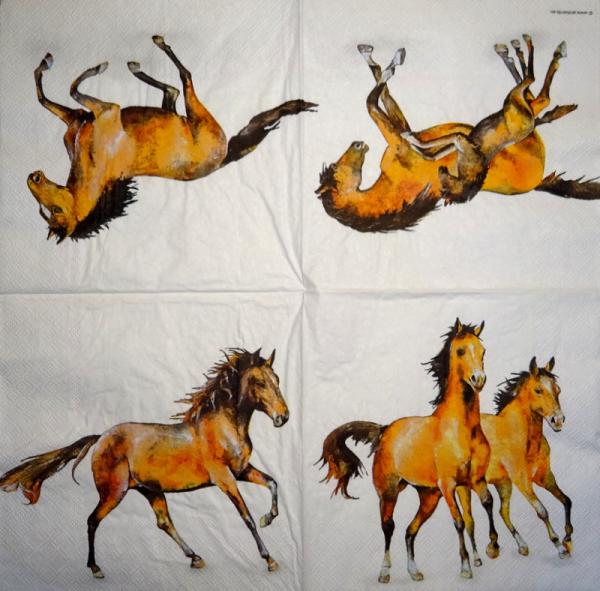 051 Horses - 3-ply - Ambiente